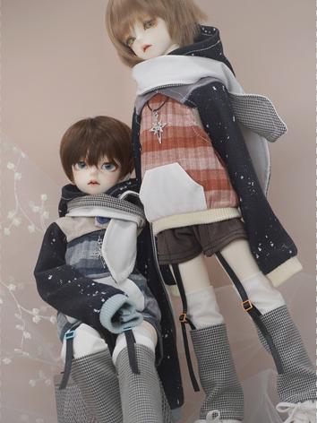 Bjd Clothes Boy Top and Shorts Outfit for MSD/YOSD Ball-jointed Doll