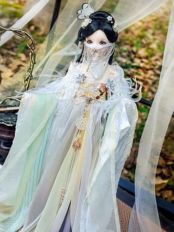 BJD Clothes Girl Ancient Style Outfit for MSD/SD Ball-jointed Doll