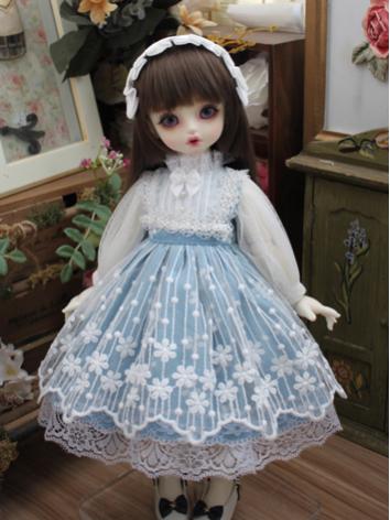 BJD Clothes Girl Western Style Dress for SD/MSD/YOSD Size Ball-jointed Doll