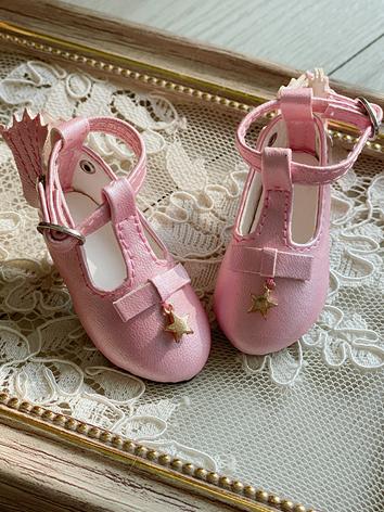 Bjd Shoes 1/6 Girl Pink Shoes for YOSD Size Ball-jointed Doll