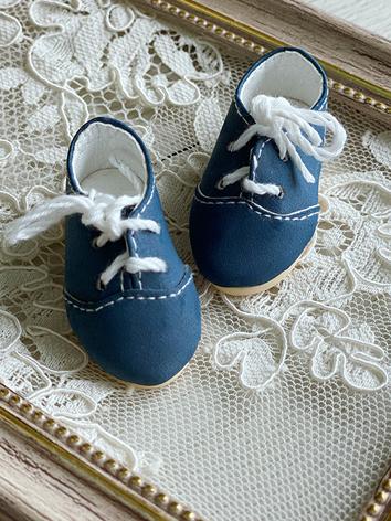 Bjd Shoes 1/6 Girl/Boy Beige/Blue Shoes for YOSD Size Ball-jointed Doll