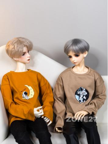 BJD Clothes Khaki/Yellow T-shirt for SD/70cm+ Size Ball-jointed Doll