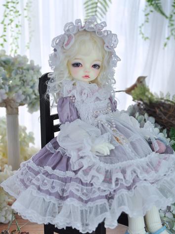 BJD Clothes Girl Western Style Dress Outfit Suit for SD/MDD/DSD/MSD Size Ball-jointed Doll