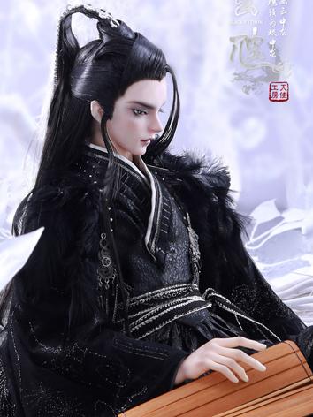 Bjd Clothes 74cm Xuan Hui- Ancient style costume (Black Python) CL121011 for 70cm+ Ball-jointed Doll