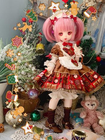 BJD Clothes Girl/Female Chocolate Dress Suit for MSD/MDD Size Ball-jointed Doll