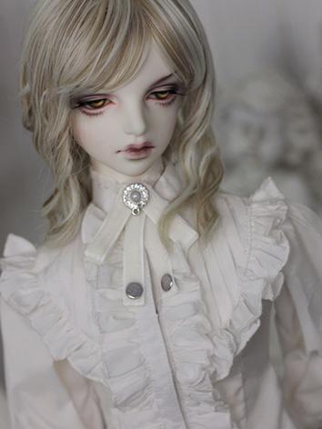 Bjd Clothes Boy White Long Shirt【Gabriel】for SD/70CM/72CM/75CM Size Ball-jointed Doll