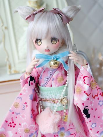 BJD Clothes Girl Kimono Fit for MSD/MDD Size Ball-jointed Doll