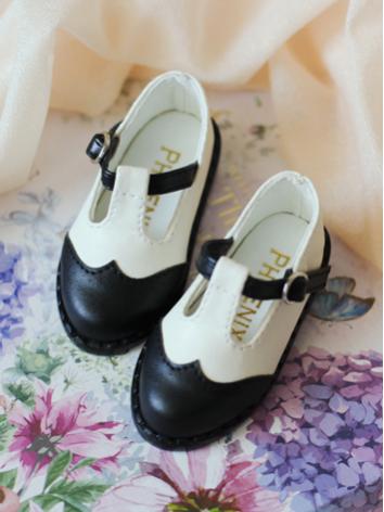 BJD 1/6 1/4 Shoes Girl Coffee/Black/Red/Khaki/Brown Flat Shoes for YOSD/MSD Size Ball-jointed Doll