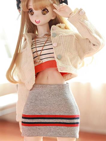 BJD Girl Gray Skirt for SD Size Ball-jointed doll