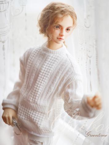 BJD Boy White Sweater for SD17/70cm Size Ball-jointed doll