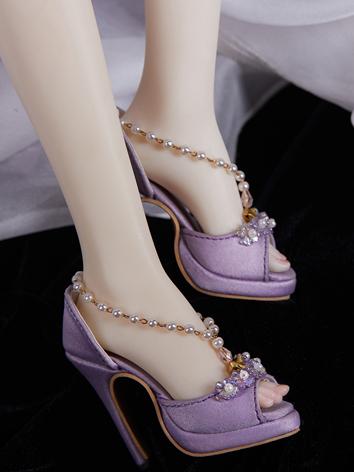 Bjd Shoes 1/3 high heel shoes - Purple SH320041 for SD Size Ball-jointed Doll