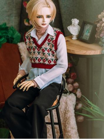 BJD Clothes Female/Male Vest Shirt and Trousers Outfit for MSD/SD/POPO68/73CM/ID75 Size Ball-jointed Doll