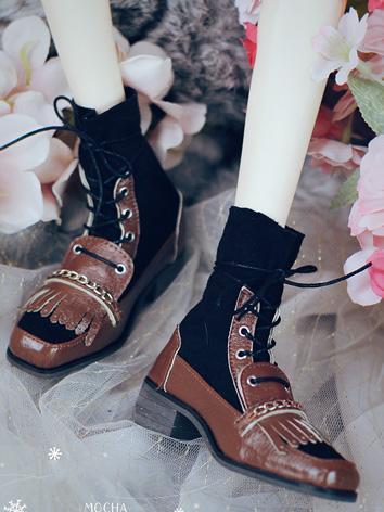 BJD Shoes Boy/Girl Leather Shoes for POPO68/SD17 Size Ball-jointed Doll