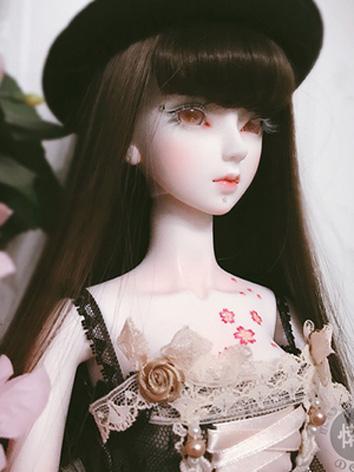 BJD Wig Girl Straight Hair Wig for SD/MSD/YOSD Size Ball-jointed Doll