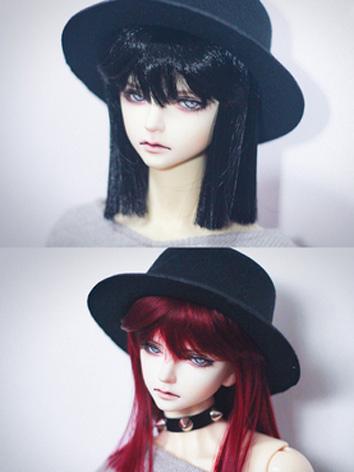 BJD Wig Girl Brown Long Straight Hair Wig for SD/MSD/YOSD Size Ball-jointed Doll