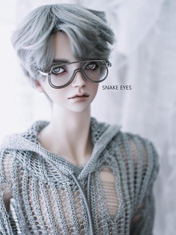 BJD Silver Sunglasses Glasses for YOSD/SD/70cm Ball-jointed doll