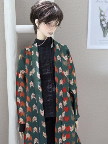BJD Clothes Green Coat A371 for MSD/SD/POPO68/70cm Size Ball-jointed Doll