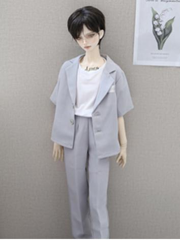 BJD Boy Outfit 1/4 1/3 70cm Clothes Coat and Trousers A374 for MSD/SD/70cm Size Ball-jointed Doll