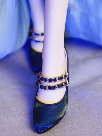 BJD Shoes Girl Blackish Green High heels for SD/SD16 Size Ball-jointed Doll