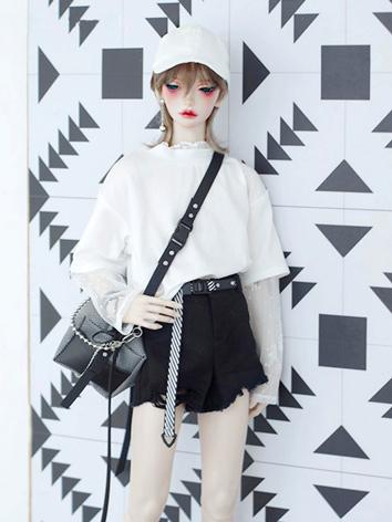 BJD Clothes Boy/Girl Blue/Gray/White/Black Shirt for MSD/SD17/70cm Ball-jointed Doll