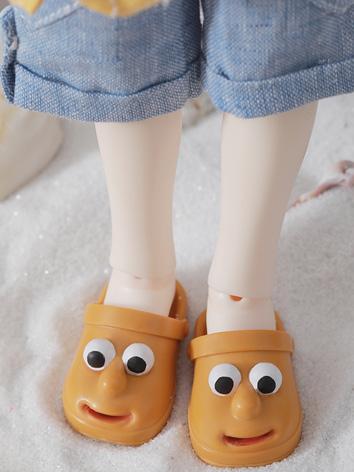 1/6 Shoes Orange Sliper Shoes for YOSD Size Ball-jointed Doll