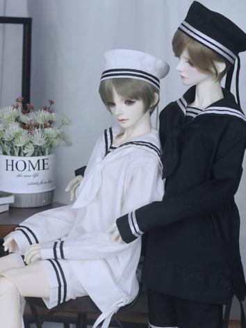 Bjd Clothes Boy/Girl Black/White/Blue/Pink Sailor Suit for MSD/SD/70CM size Ball-jointed Doll