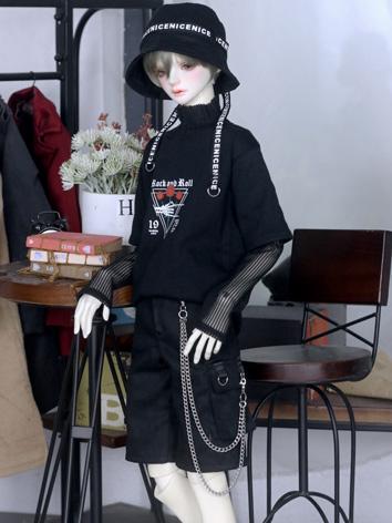 Bjd Clothes Boy/Girl Black Suit for MSD/SD/70CM size Ball-jointed Doll