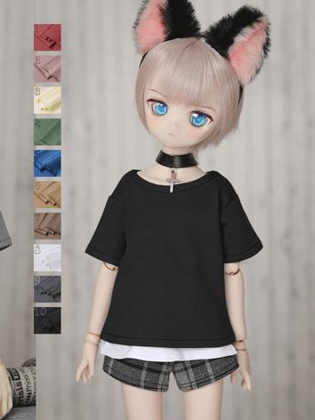 BJD Clothes Boy Half Sleeve T-Shirt for MSD/MDD/SD/70CM Ball-jointed Doll