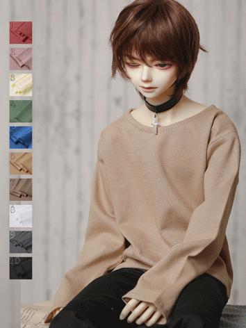 BJD Clothes Boy Long-sleeved T-Shirt for MSD/MDD/SD/70CM Ball-jointed Doll