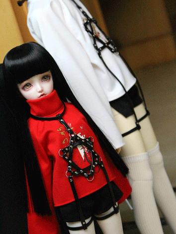 BJD Clothes Girl/Boy Tops and Shorts Outfit Suit for MSD/SD/70cm Ball-jointed Doll