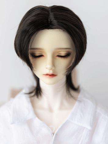 BJD Wig Boy Black Short Hair for SD Size Ball-jointed Doll