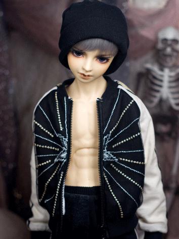 BJD Clothes Boy/Male Dark Blue/Black Jacket for MSD/SD/SD13/SD17/70cm Size Ball-jointed Doll