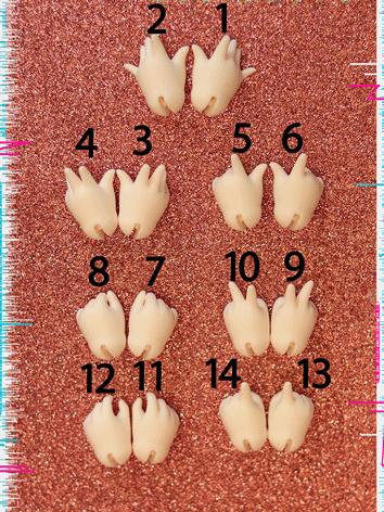 BJD 1/6 Hands for YOSD BJD (Ball-jointed doll)