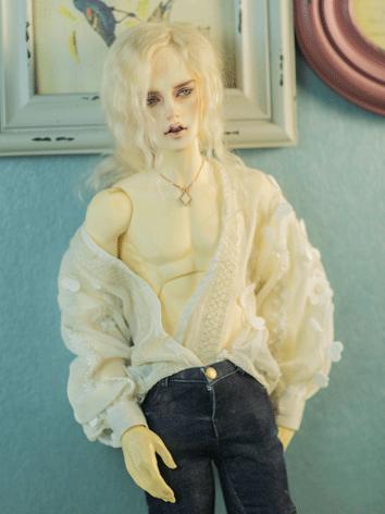 BJD Clothes Boy/Male White Shirt for MSD/SD/70CM/75CM Ball-jointed Doll