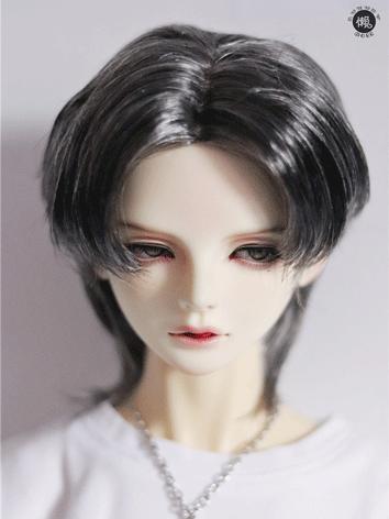 BJD Wig Boy Gold/Grey Black Short Hair for SD/MSD Size Ball-jointed Doll