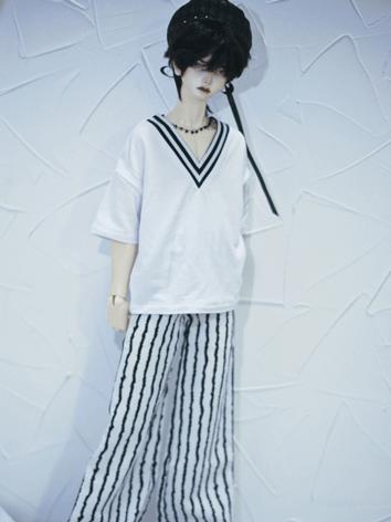 BJD Clothes Girl/Boy White/Black Skirt A386 for MSD/SD/POPO68/70cm/73cm Size Ball-jointed Doll