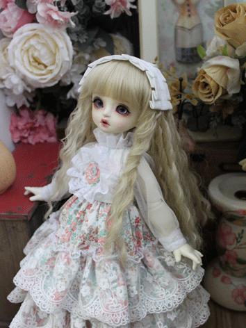 BJD Clothes Girl Western Style Floral Dress for SD/MSD/YOSD Size Ball-jointed Doll