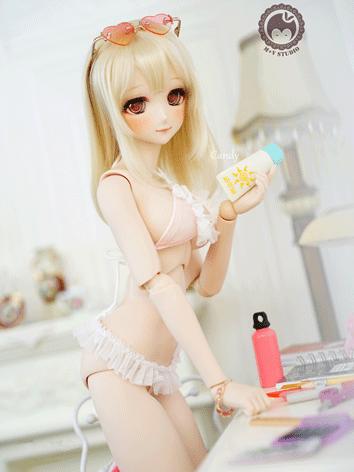 BJD Clothes Girl Blue/Black/Pink Swimsuit for SD/DD/MSD/MDD Size Ball-jointed Doll