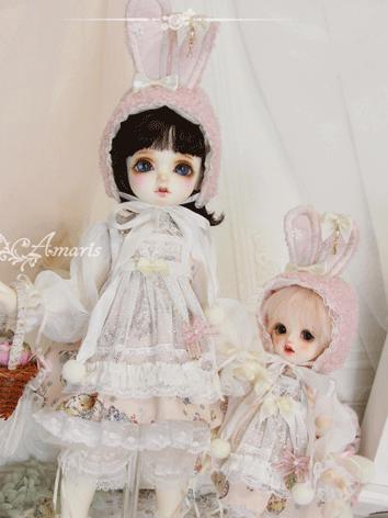 BJD Clothes Girl/Boy Pink&White Dress Suit for MDD/MSD/YOSD Size Ball-jointed Doll
