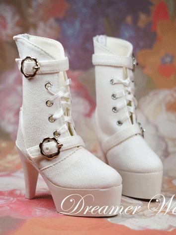BJD Female/Girl Shoes White...