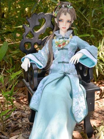 BJD Clothes Girl Blue Dress Ancient dress for MSD/SD/65CM Ball-jointed Doll