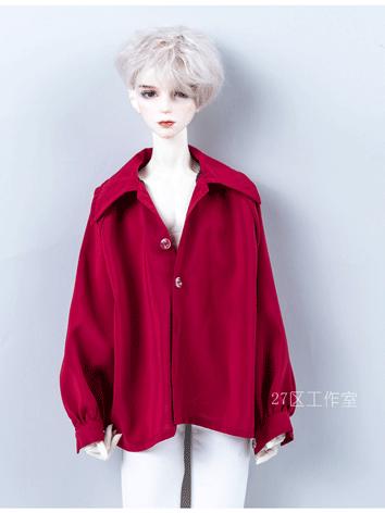 BJD Clothes Boy/Girl Wine Shirt for MSD/SD/POPO68/70cm/73cm Size Ball-jointed Doll