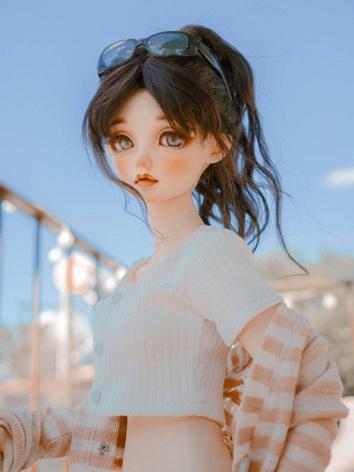 BJD Wig Girl/Female Long Ponytail Hair for SD Size Ball-jointed Doll