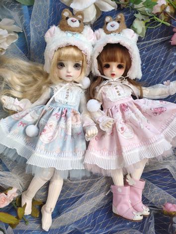 BJD Clothes Girl Dress Suit for MSD/MDD/YOSD Ball-jointed Doll