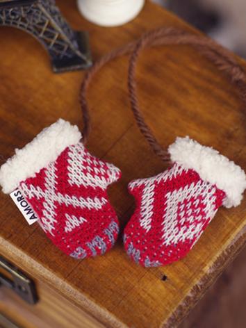 BJD Winter Knitted Gloves f...