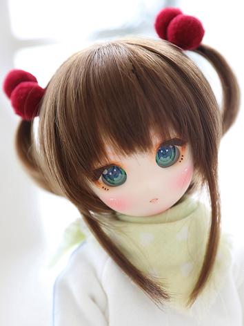BJD Wig Double Ponytails Hair for SD/MSD/YOSD Size Ball-jointed Doll