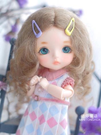 BJD Wig Curly Hair for 1/8 Size Ball-jointed Doll