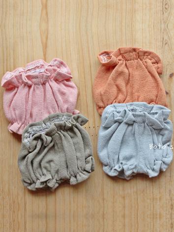 BJD Shorts Knitted Ruffled Pumpkin Pants for MSD/YOSD Size Ball-jointed Doll