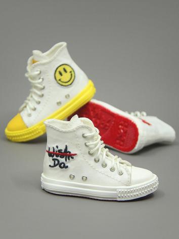 BJD Shoes Lace-up Canvas Shoes for SD/MSD/YOSD Ball Jointed Doll