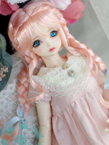 BJD Wig Double Braided Long Hair for YOSD/MSD/SD/MDD Size Ball Jointed Doll